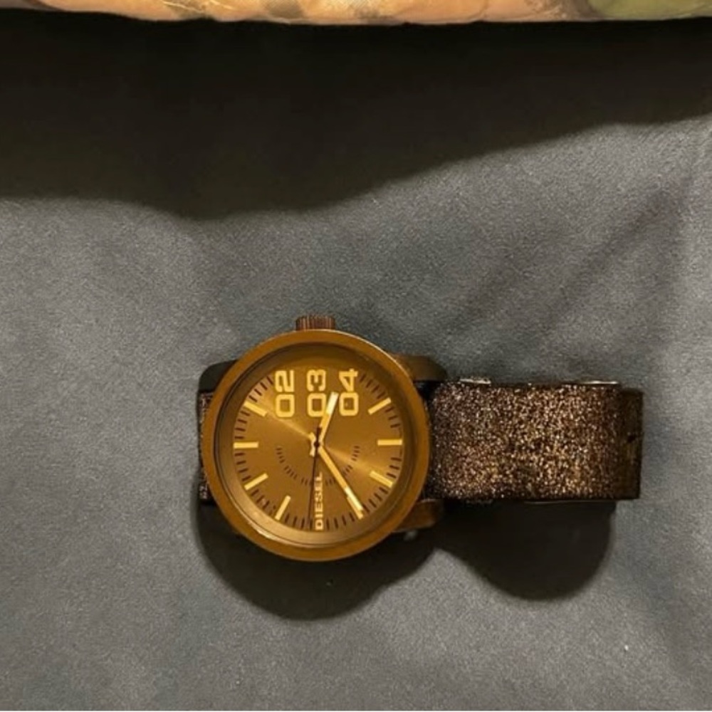 Women’s Diesel Black and grey sparkle Watch